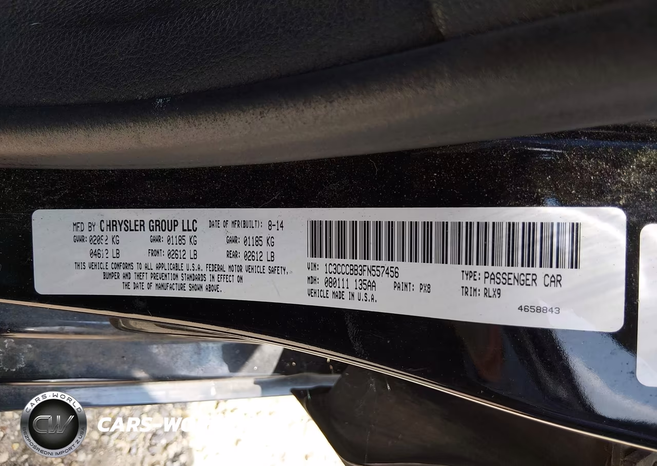 2015 Chrysler 200 S VIN:1C3CCCBB3FN557456 - 9