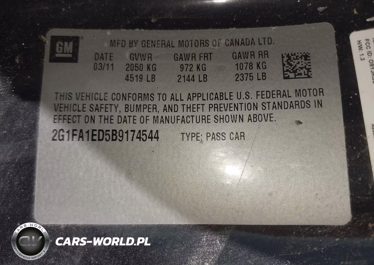 2011 Chevrolet Camaro 2Ls VIN:2G1FA1ED5B9174544 - 9