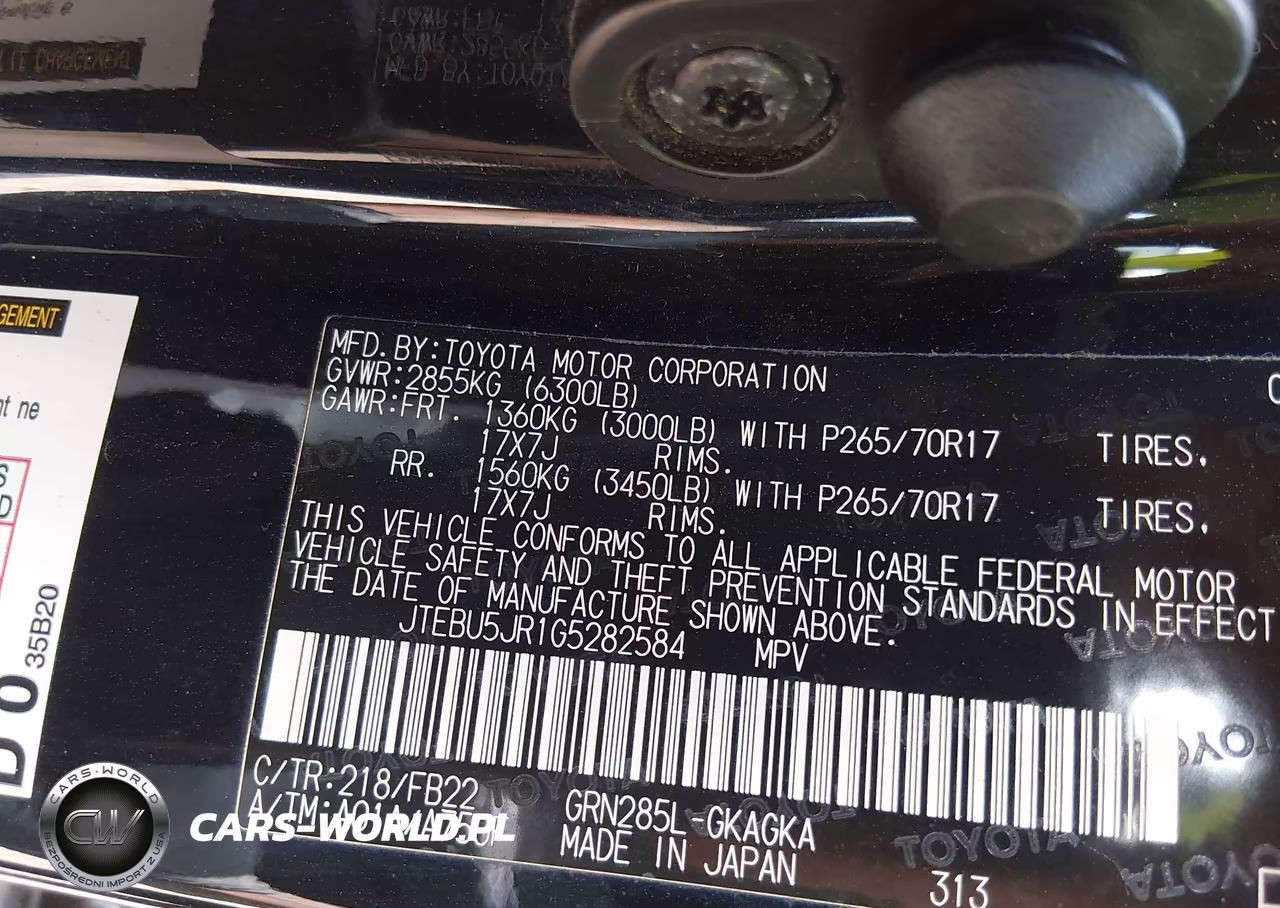 2016 Toyota 4Runner Sr5 VIN:JTEBU5JR1G5282584 - 9