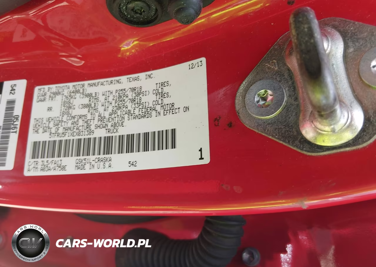 2014 Toyota Tundra Sr V6 VIN:5TFRU5F1XEX031389 - 9