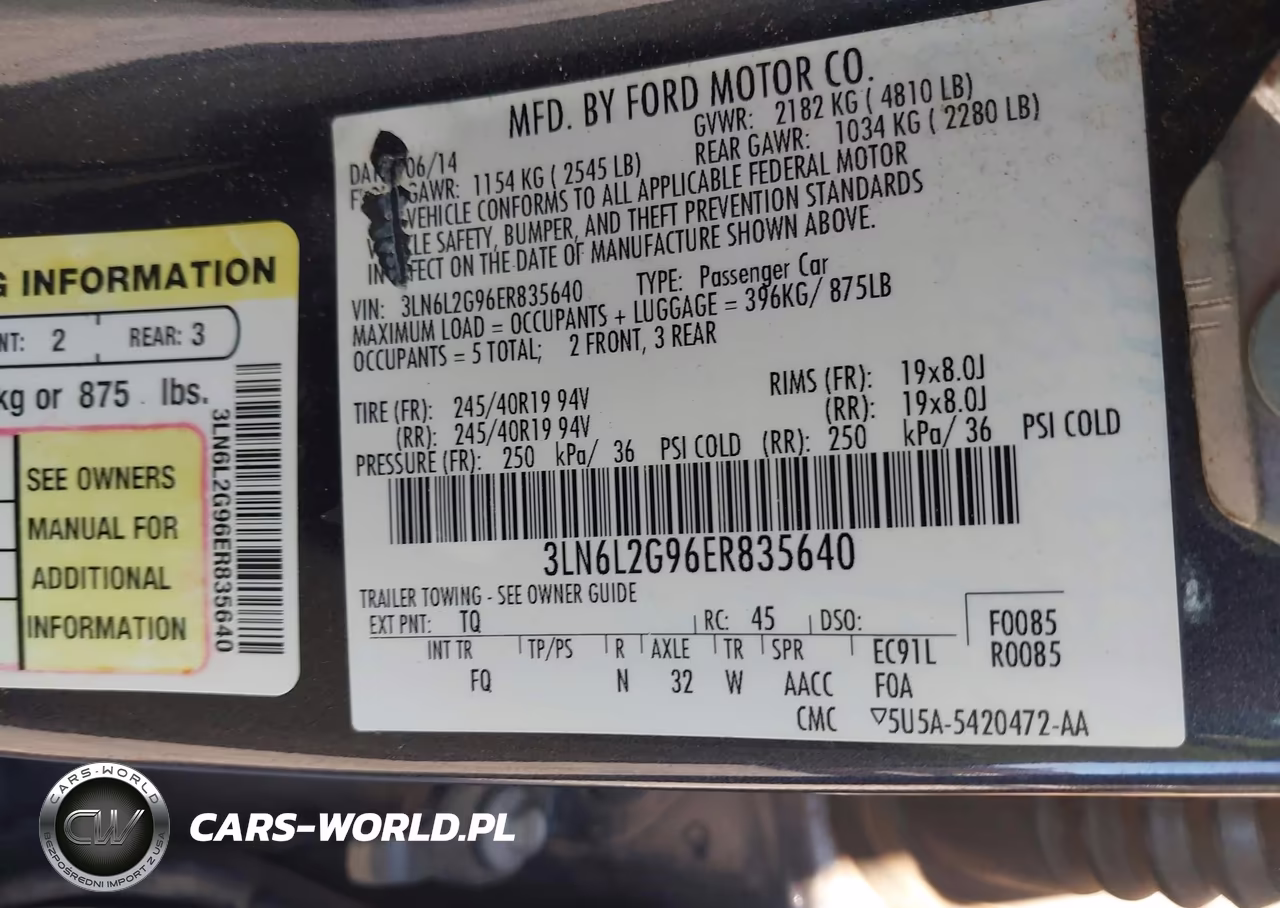 2014 Lincoln Mkz VIN:3LN6L2G96ER835640 - 9