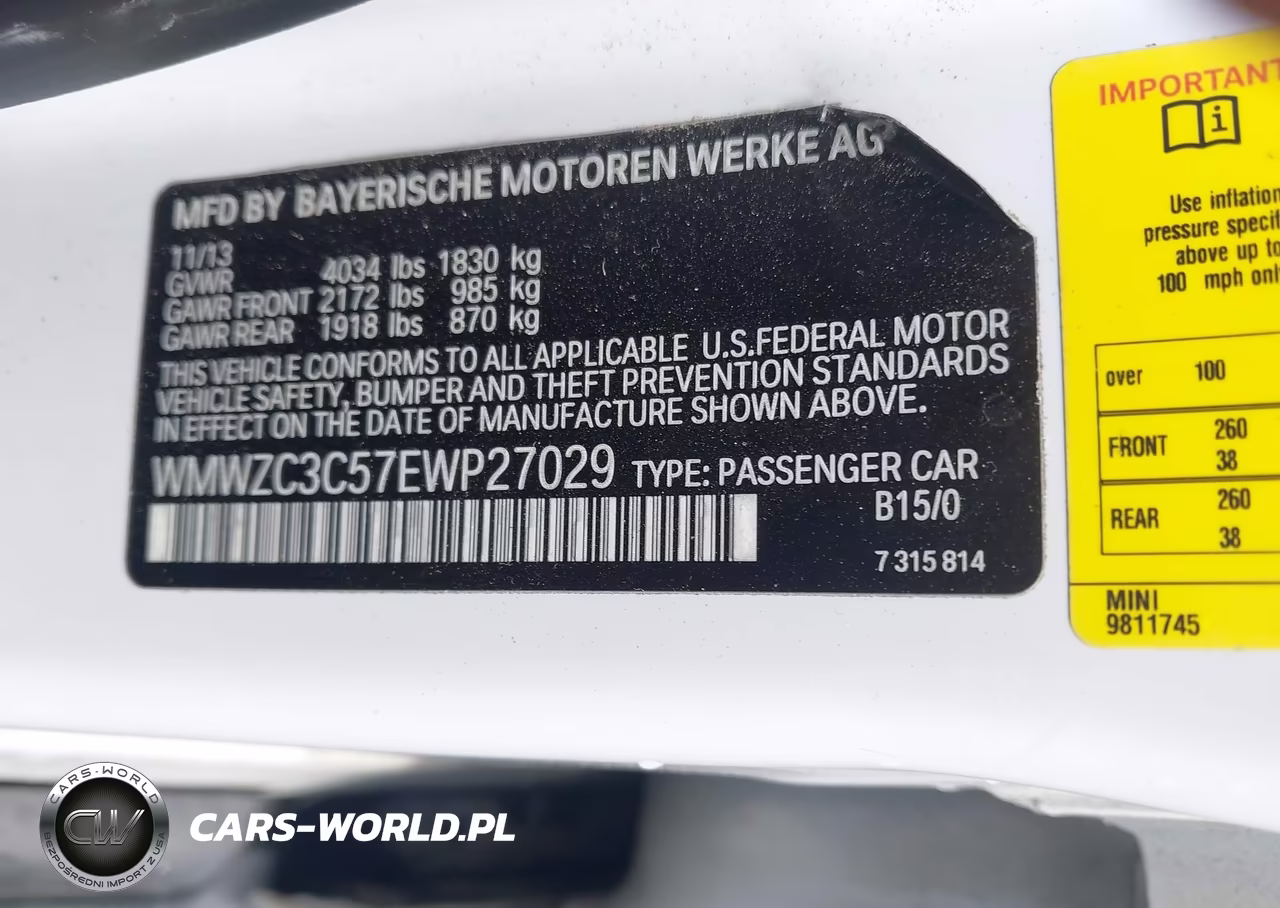 2014 Mini Countryman Cooper S VIN:WMWZC3C57EWP27029 - 9