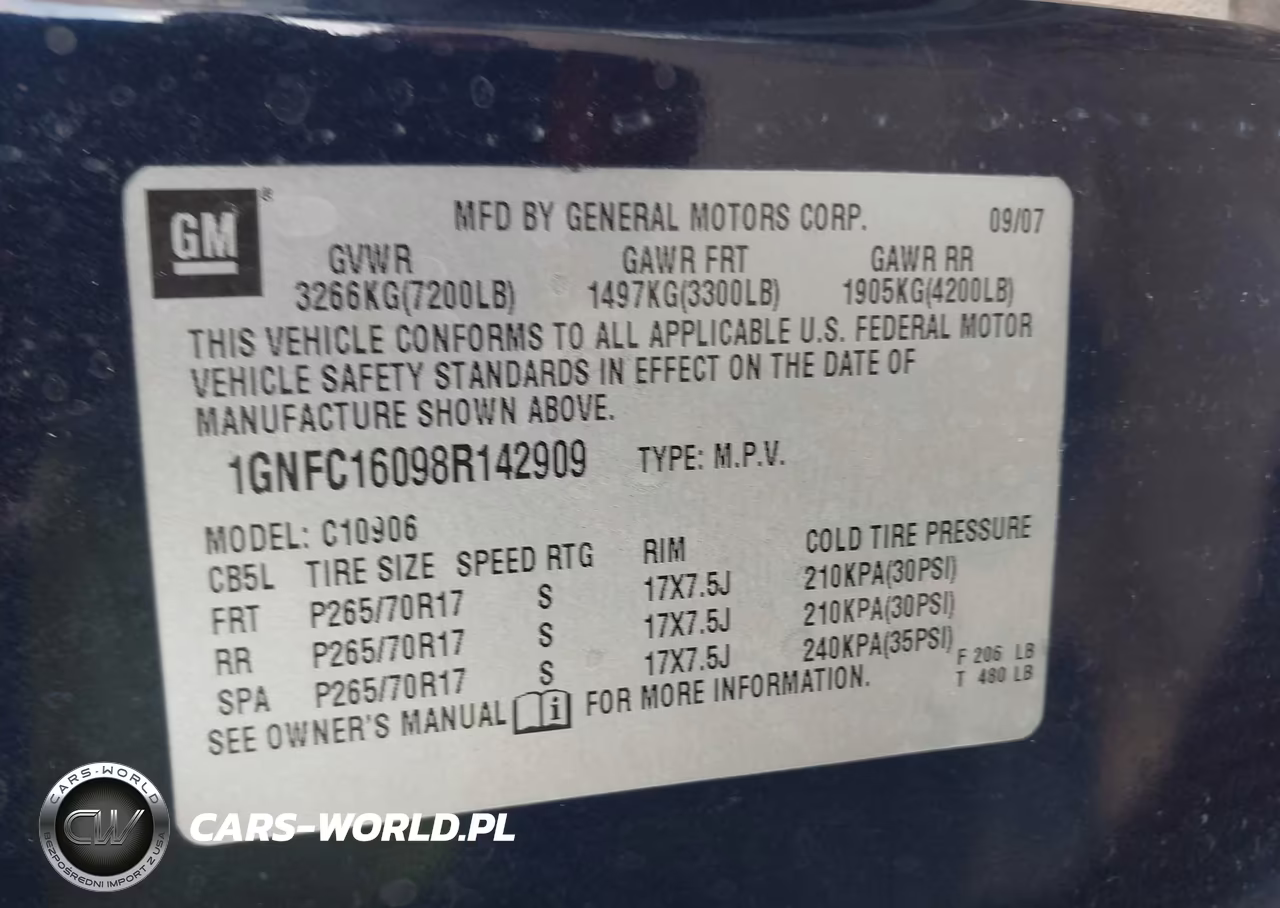 2008 Chevrolet Suburban 1500 Lt VIN:1GNFC16098R142909 - 9
