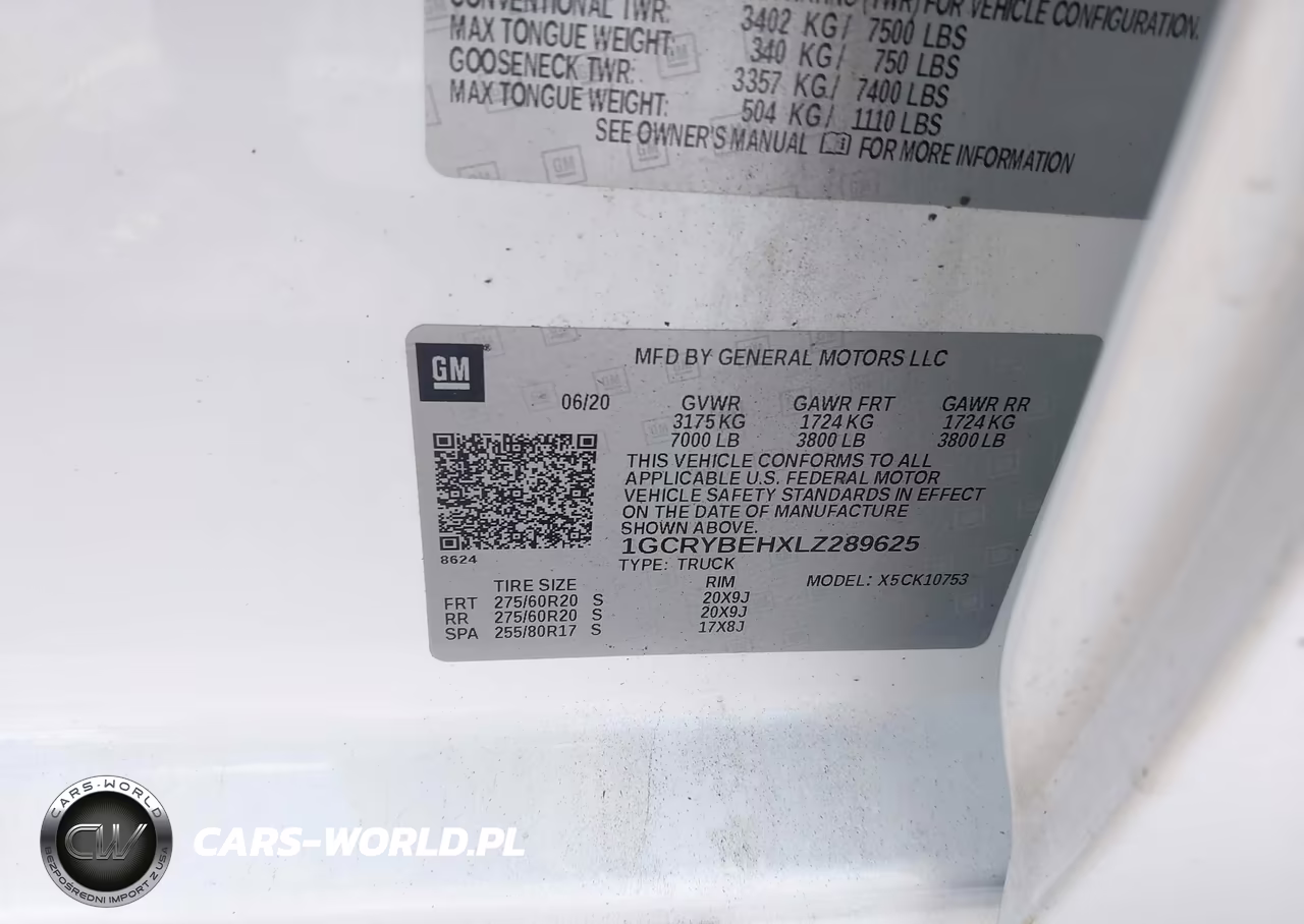 2020 Chevrolet Silverado 1500 4Wd Standard Bed Custom VIN:1GCRYBEHXLZ289625 - 9
