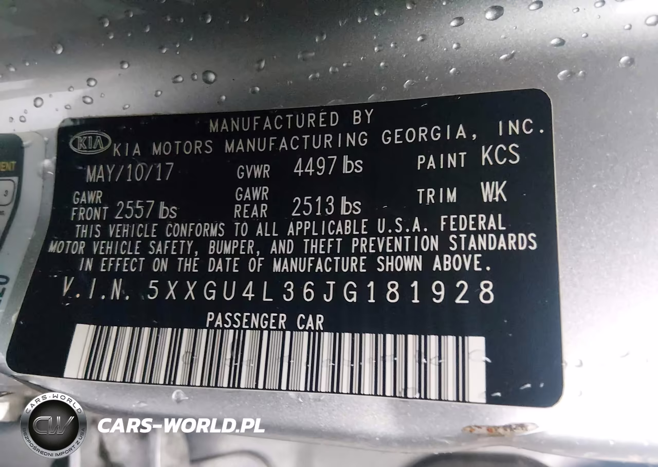 2018 Kia Optima Ex VIN:5XXGU4L36JG181928 - 9
