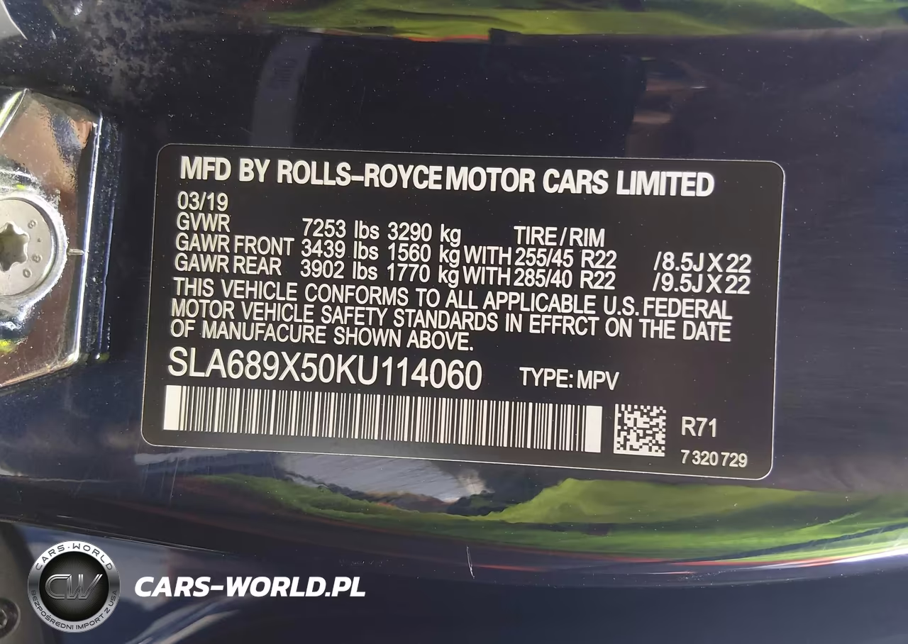 2019 Rolls-Royce Cullinan VIN:SLA689X50KU114060 - 9