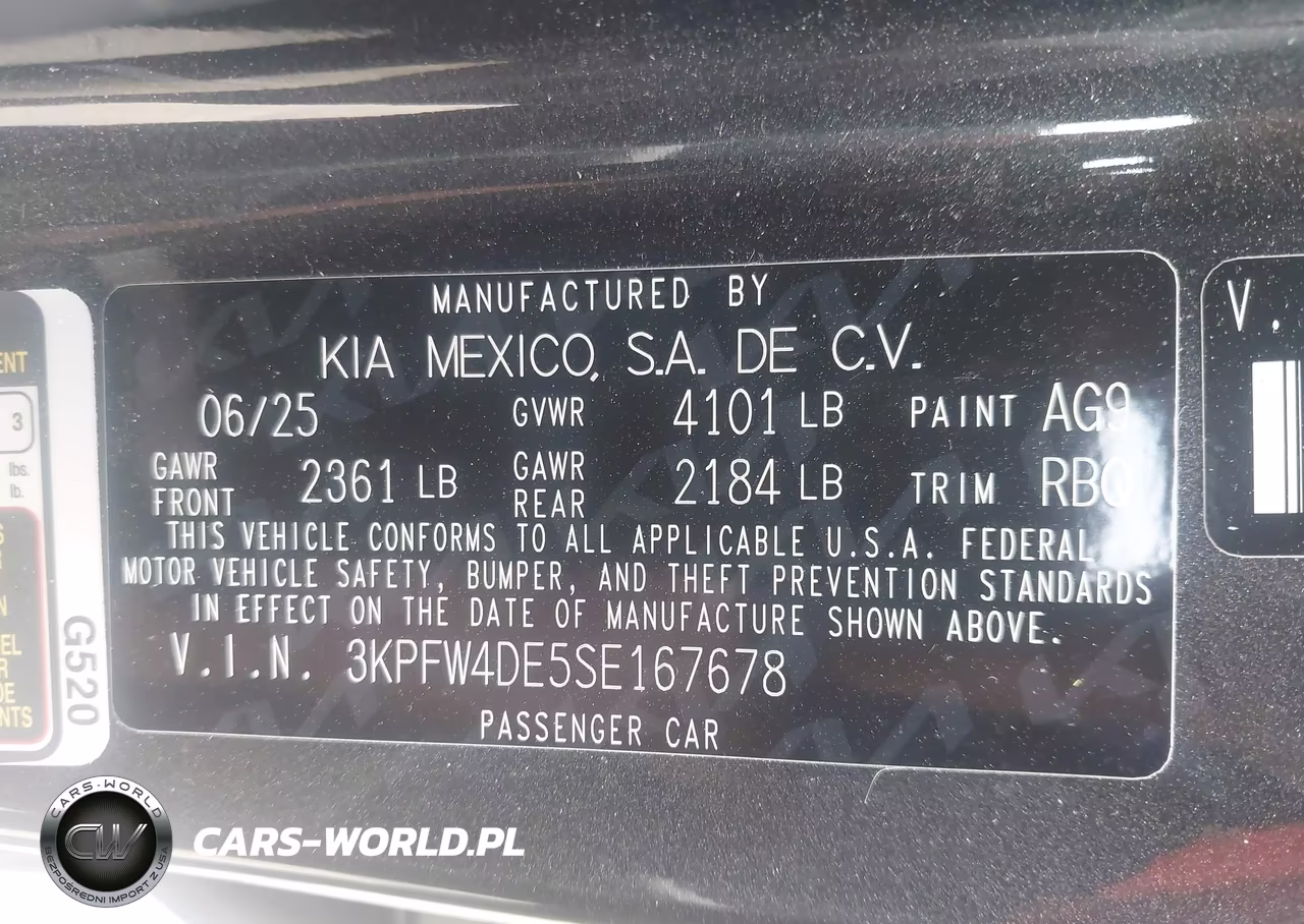 2025 Kia K4 Gt-Line VIN:3KPFW4DE5SE167678 - 8
