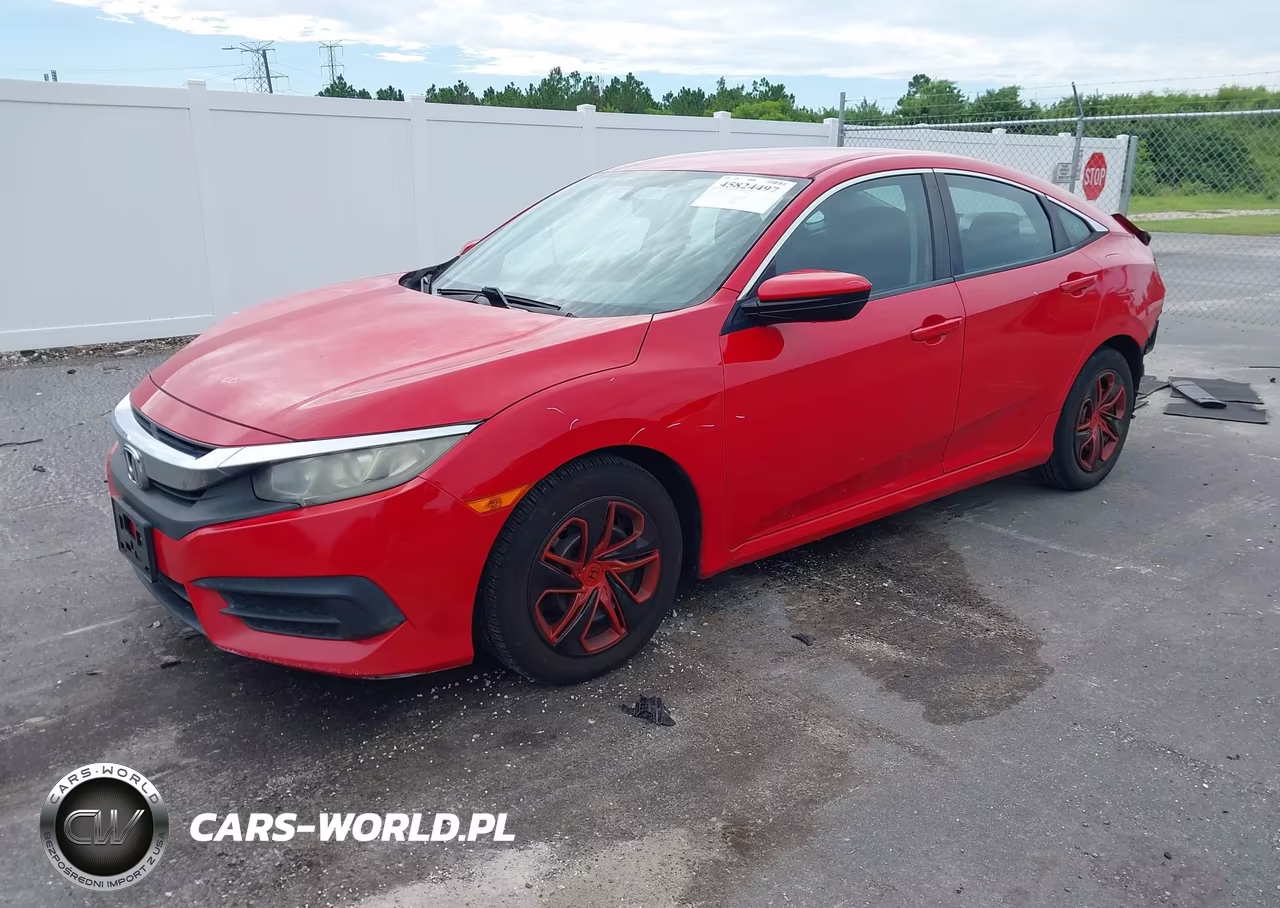2016 Honda Civic Lx VIN:2HGFC2F58GH525105 - 2