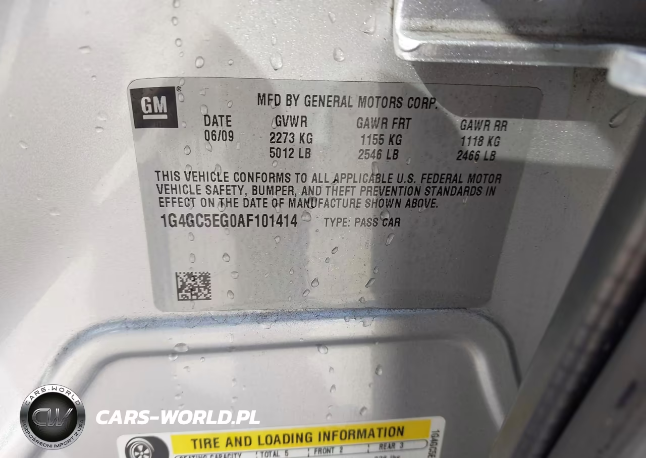 2010 Buick Lacrosse Cxl VIN:1G4GC5EG0AF101414 - 9