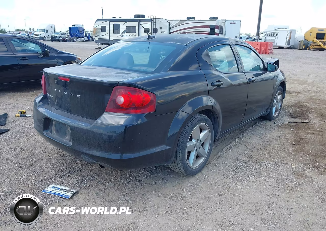 2013 Dodge Avenger Se VIN:1C3CDZAB1DN617698 - 4