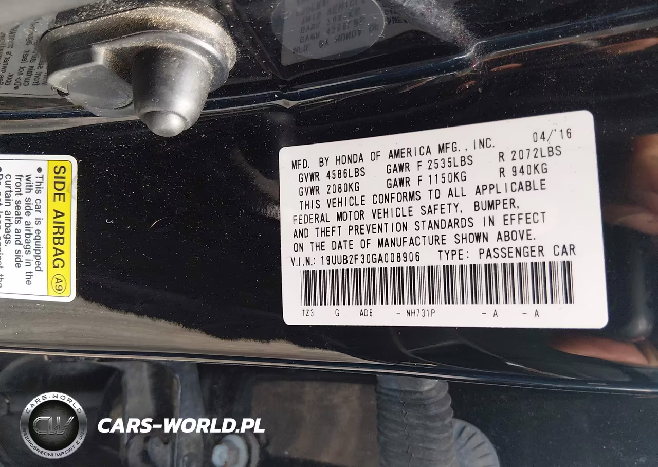 2016 Acura Tlx V6 VIN:19UUB2F30GA008906 - 9