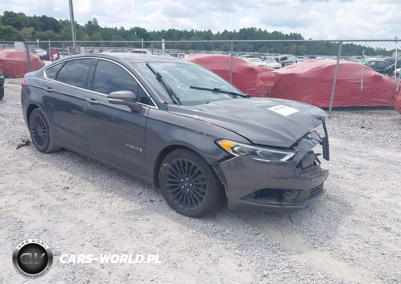2018 Ford Fusion Hybrid Titanium VIN:3FA6P0RU9JR147260 - 1