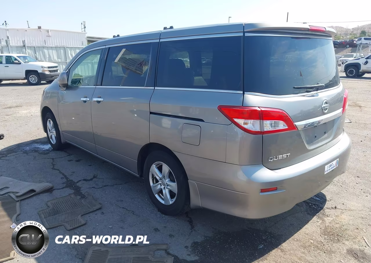 2013 Nissan Quest Sv VIN:JN8AE2KP6D9070362 - 3