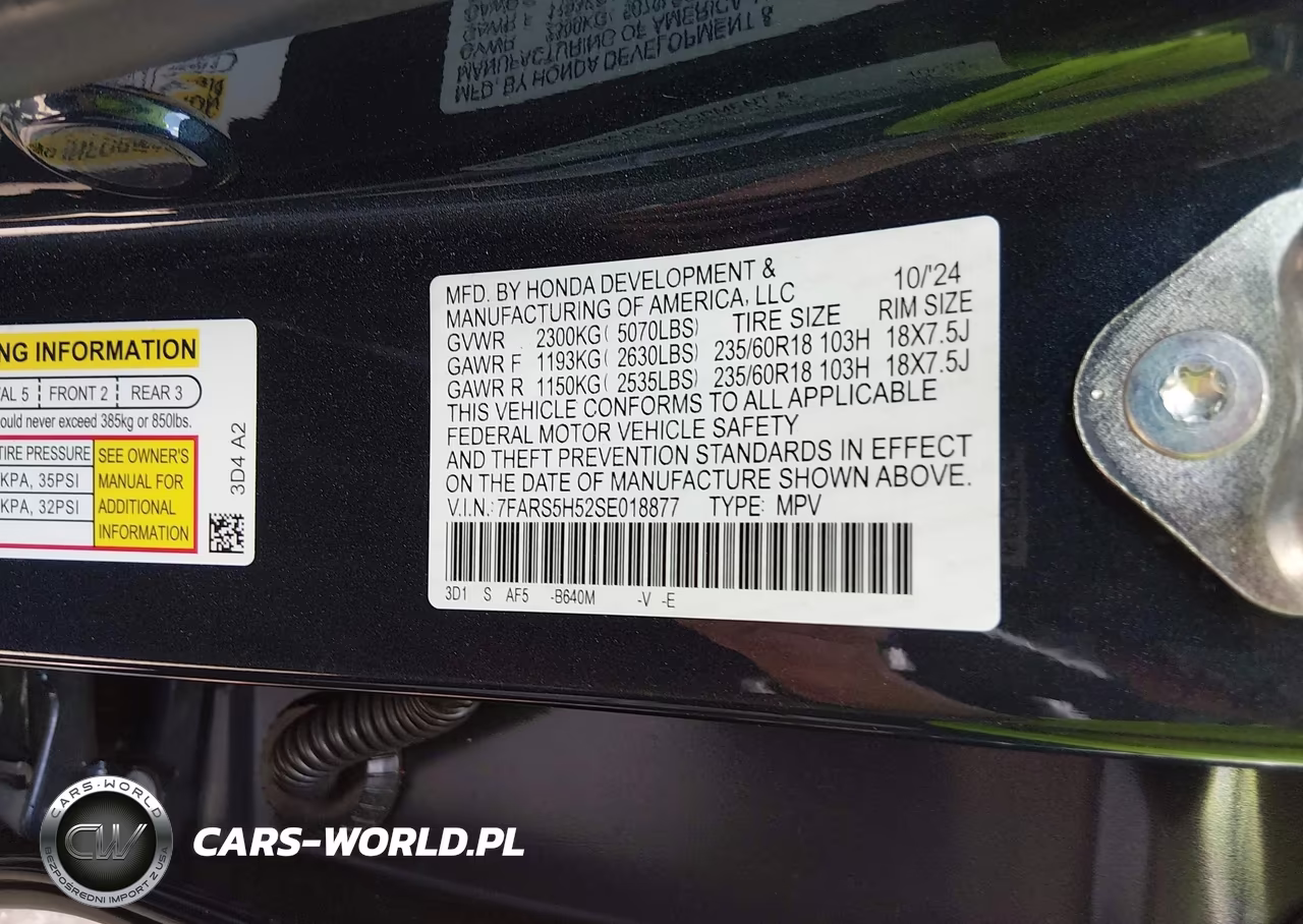 2025 Honda Cr-V Hybrid Sport VIN:7FARS5H52SE018877 - 9