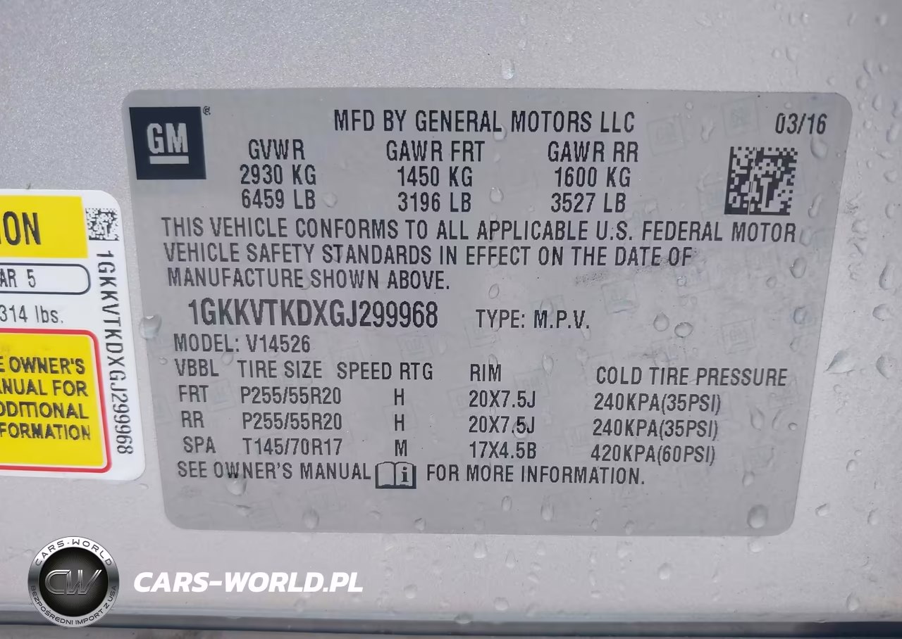2016 GMC Acadia Denali VIN:1GKKVTKDXGJ299968 - 9