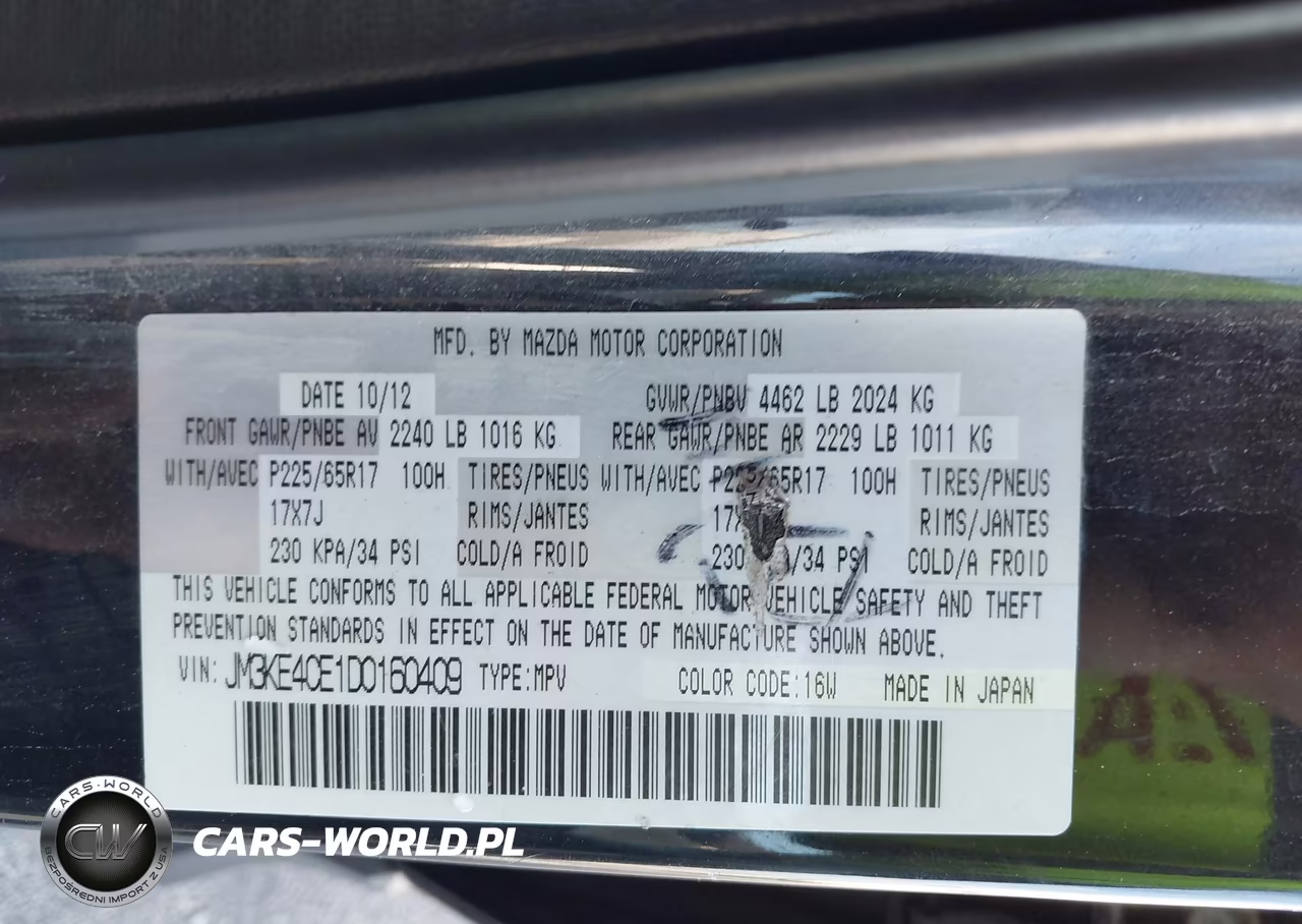 2013 Mazda Cx-5 Touring VIN:JM3KE4CE1D0160409 - 9