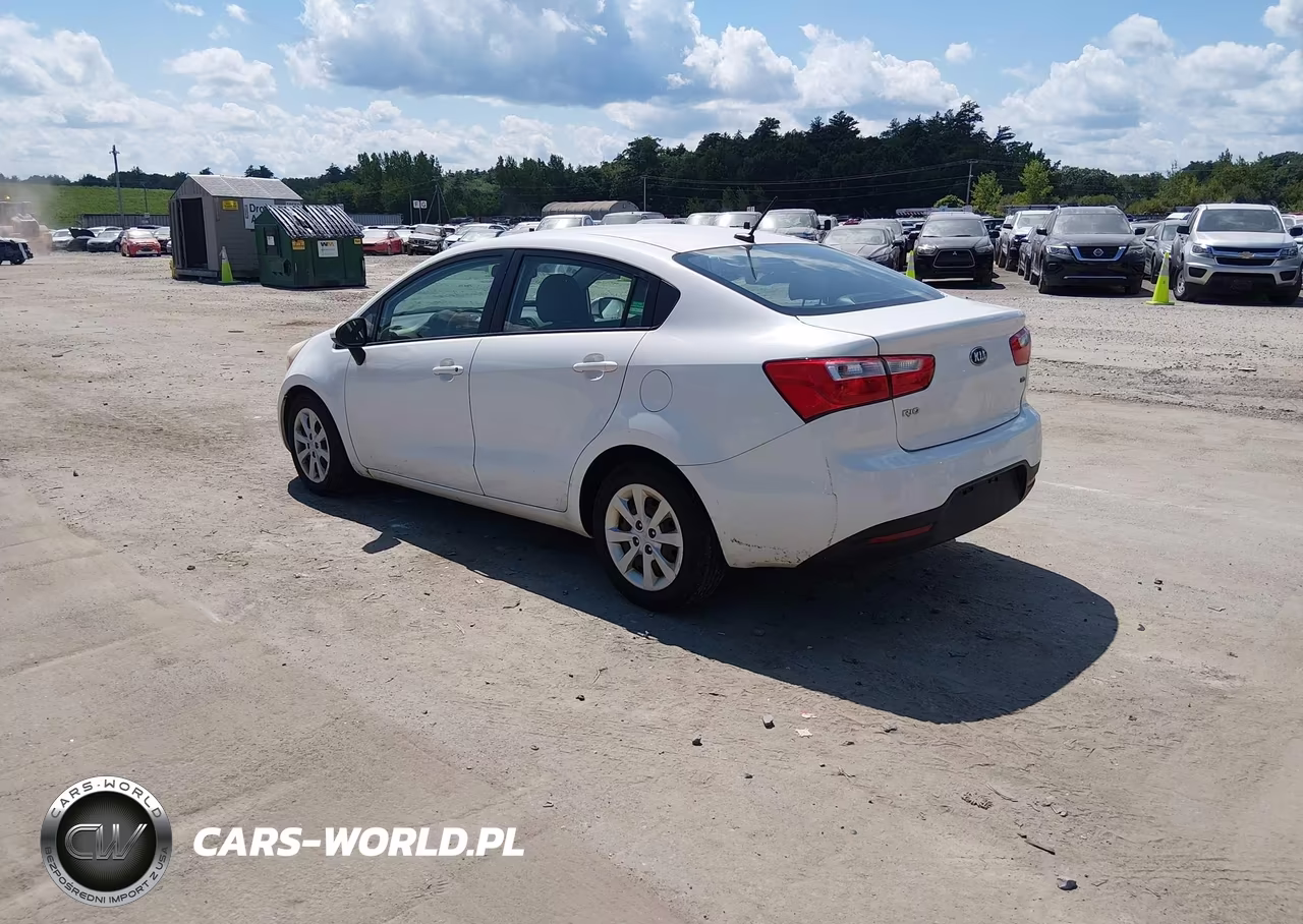 2014 Kia Rio Lx VIN:KNADM4A33E6331601 - 3