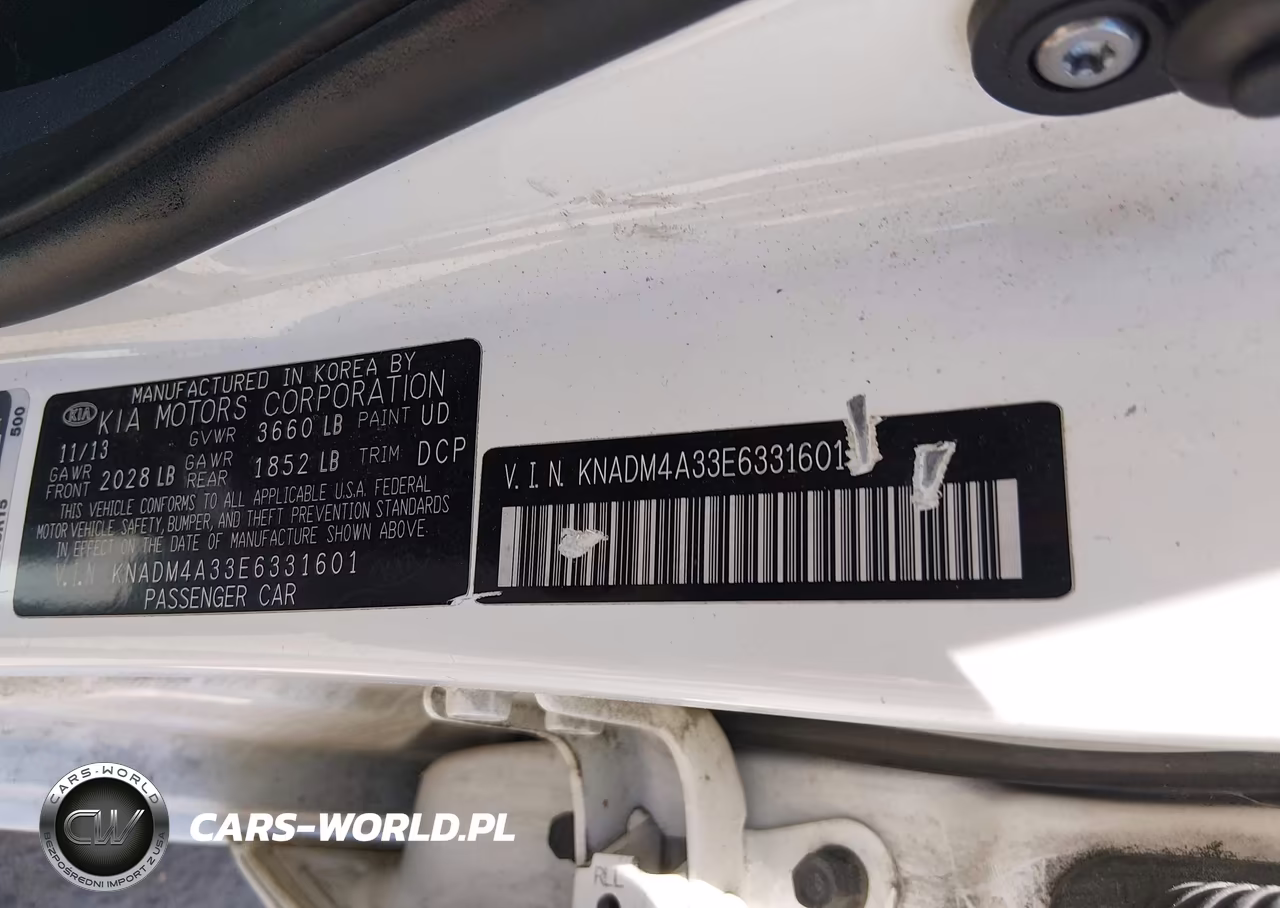 2014 Kia Rio Lx VIN:KNADM4A33E6331601 - 9
