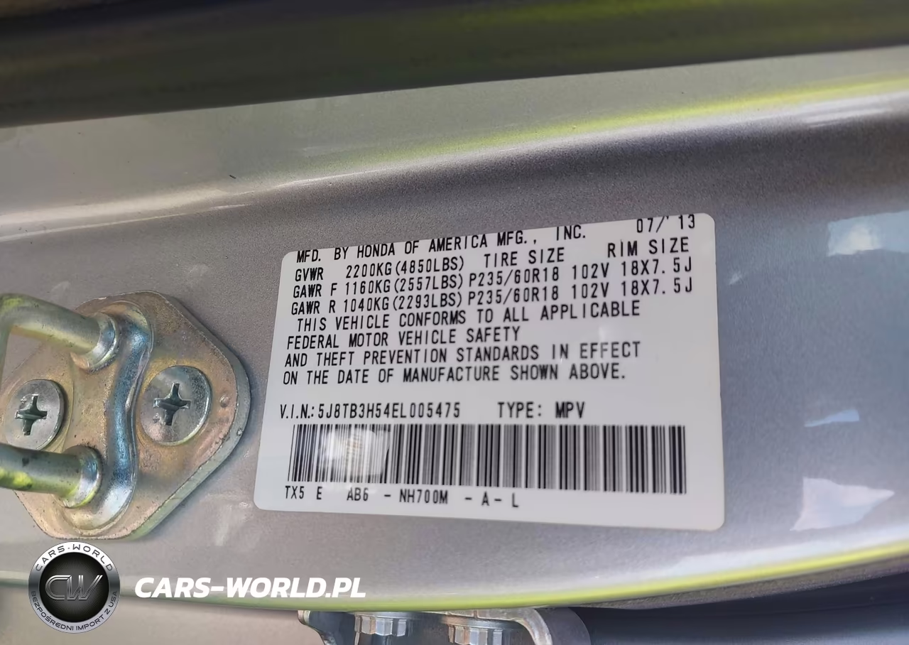 2014 Acura Rdx VIN:5J8TB3H54EL005475 - 9