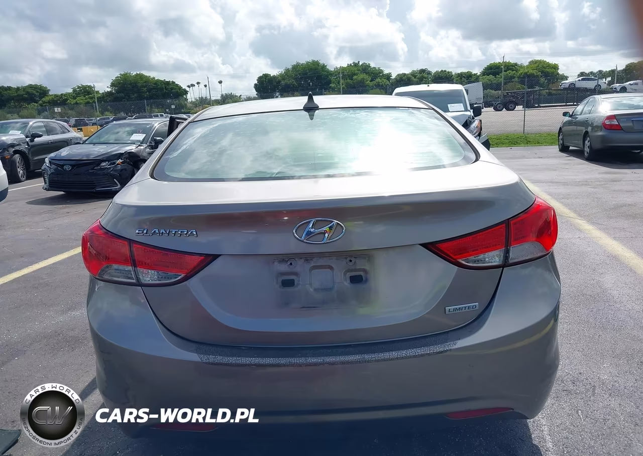 2012 Hyundai Elantra Limited VIN:5NPDH4AE9CH143483 - 16