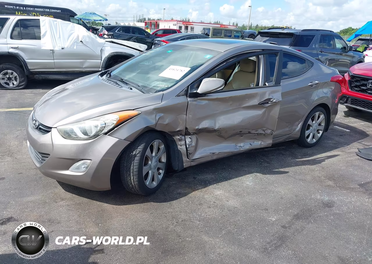 2012 Hyundai Elantra Limited VIN:5NPDH4AE9CH143483 - 2