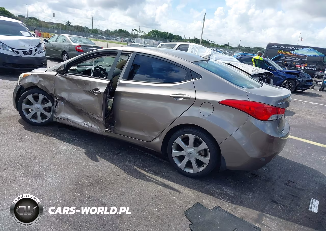2012 Hyundai Elantra Limited VIN:5NPDH4AE9CH143483 - 3