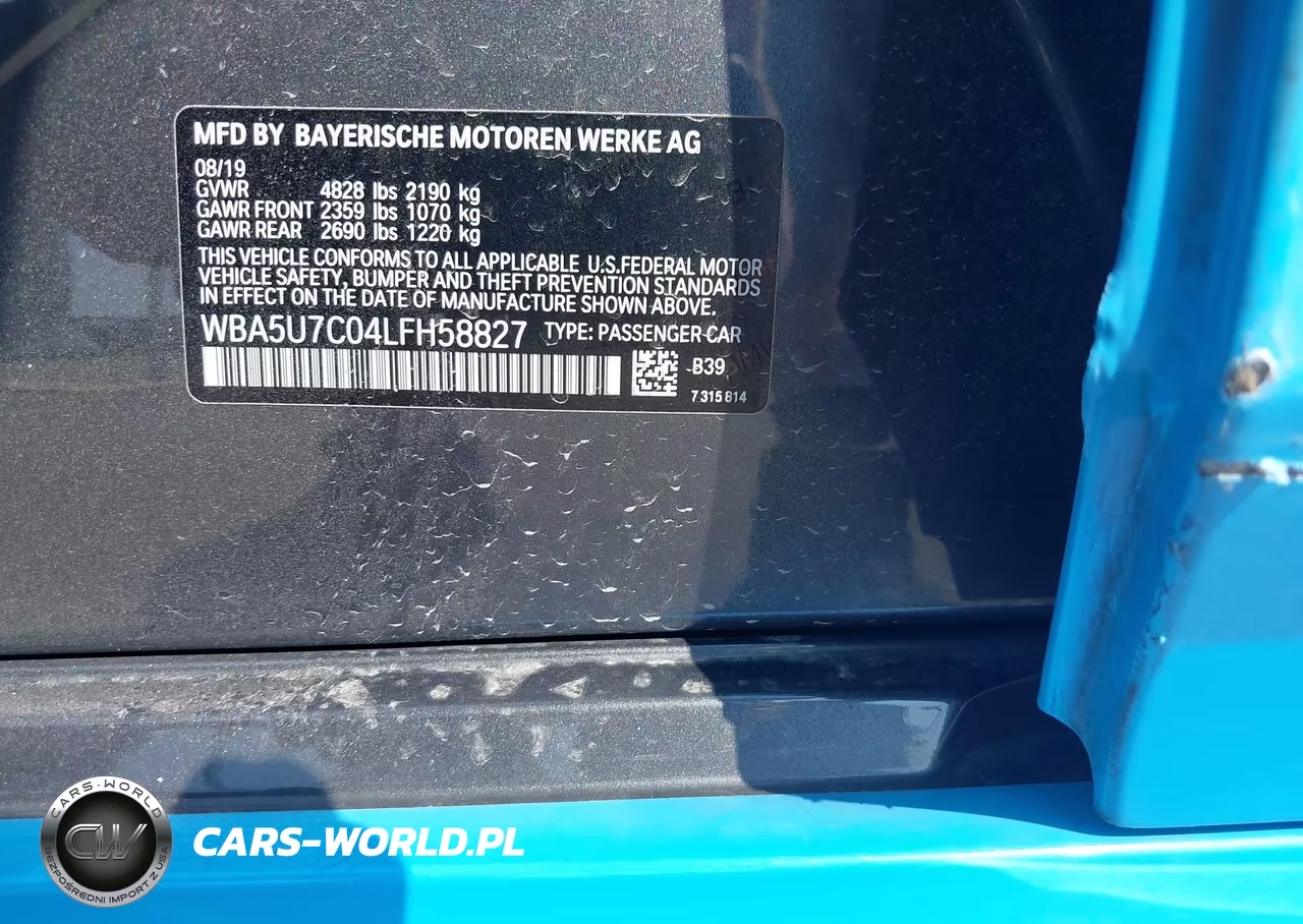 2020 BMW M340I VIN:WBA5U7C04LFH58827 - 9