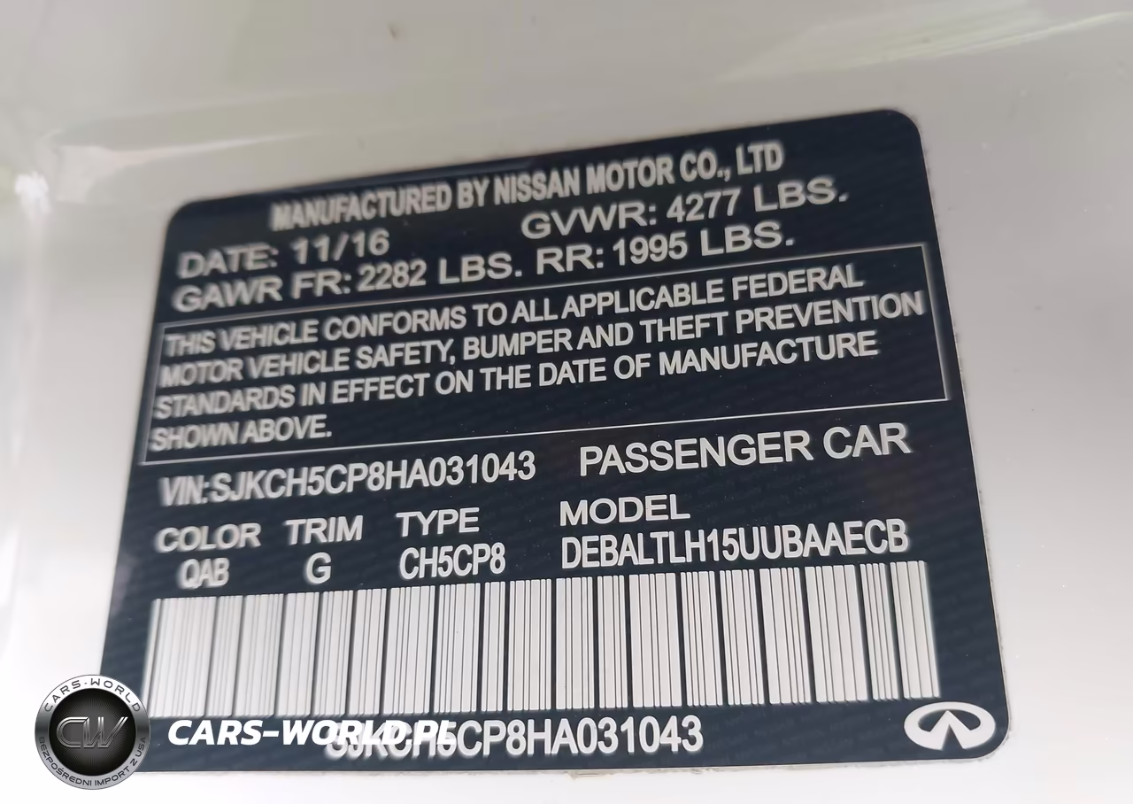 2017 Infiniti Qx30 Sport VIN:SJKCH5CP8HA031043 - 9