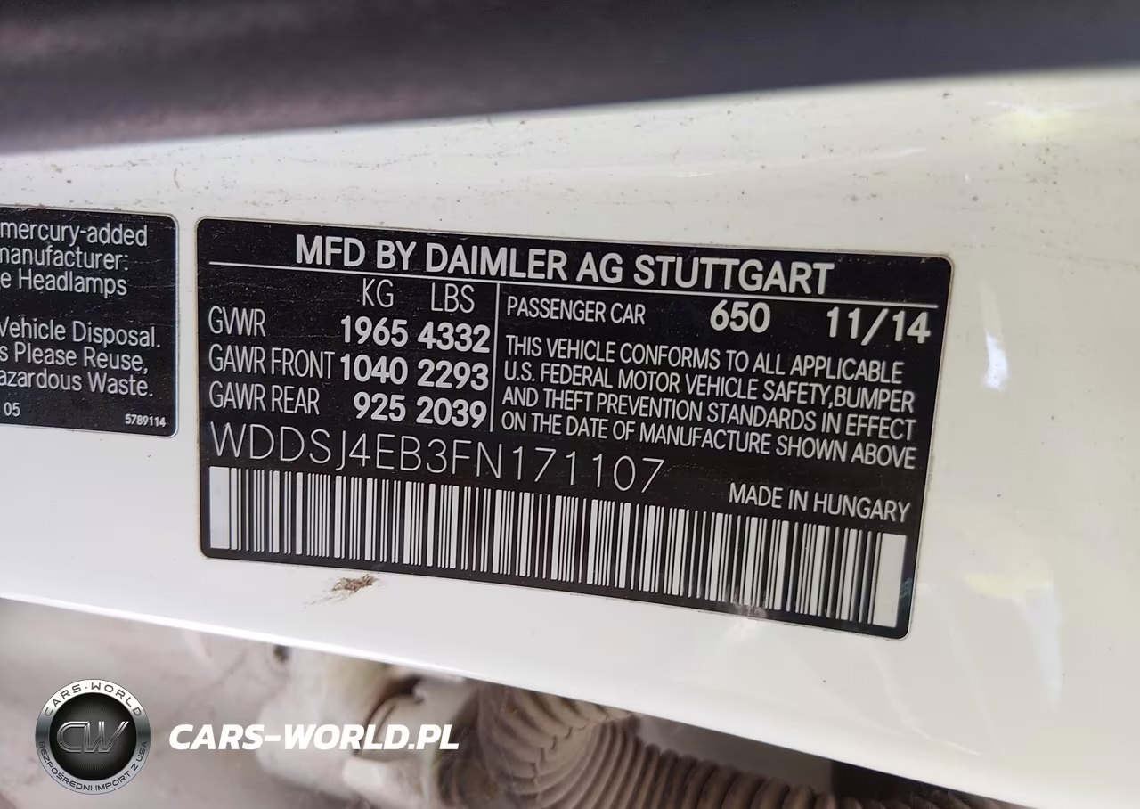 2015 Mercedes-Benz Cla 250 VIN:WDDSJ4EB3FN171107 - 9