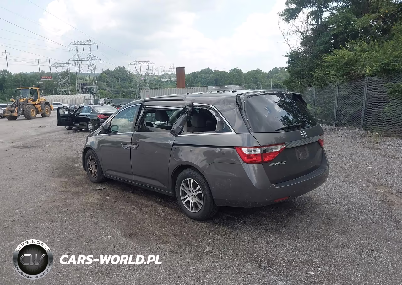 2012 Honda Odyssey Ex-L VIN:5FNRL5H61CB104409 - 3