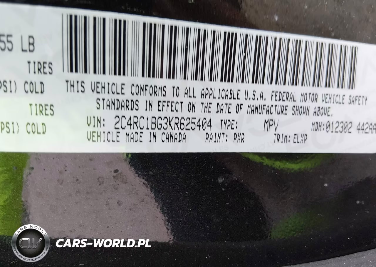 2019 Chrysler Pacifica Touring L VIN:2C4RC1BG3KR625404 - 9