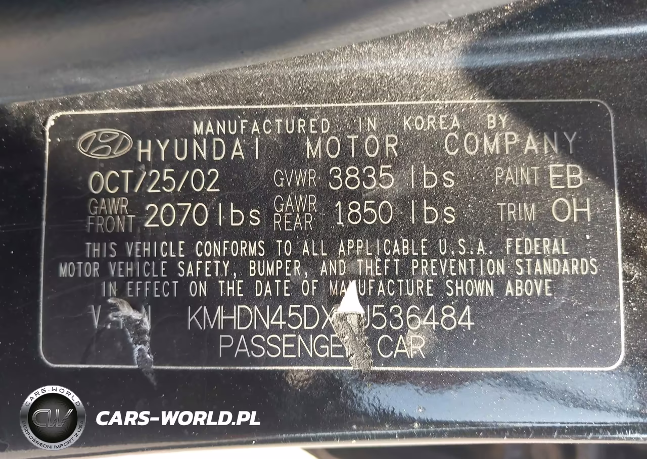 2003 Hyundai Elantra Gls-Gt VIN:KMHDN45DX3U536484 - 9