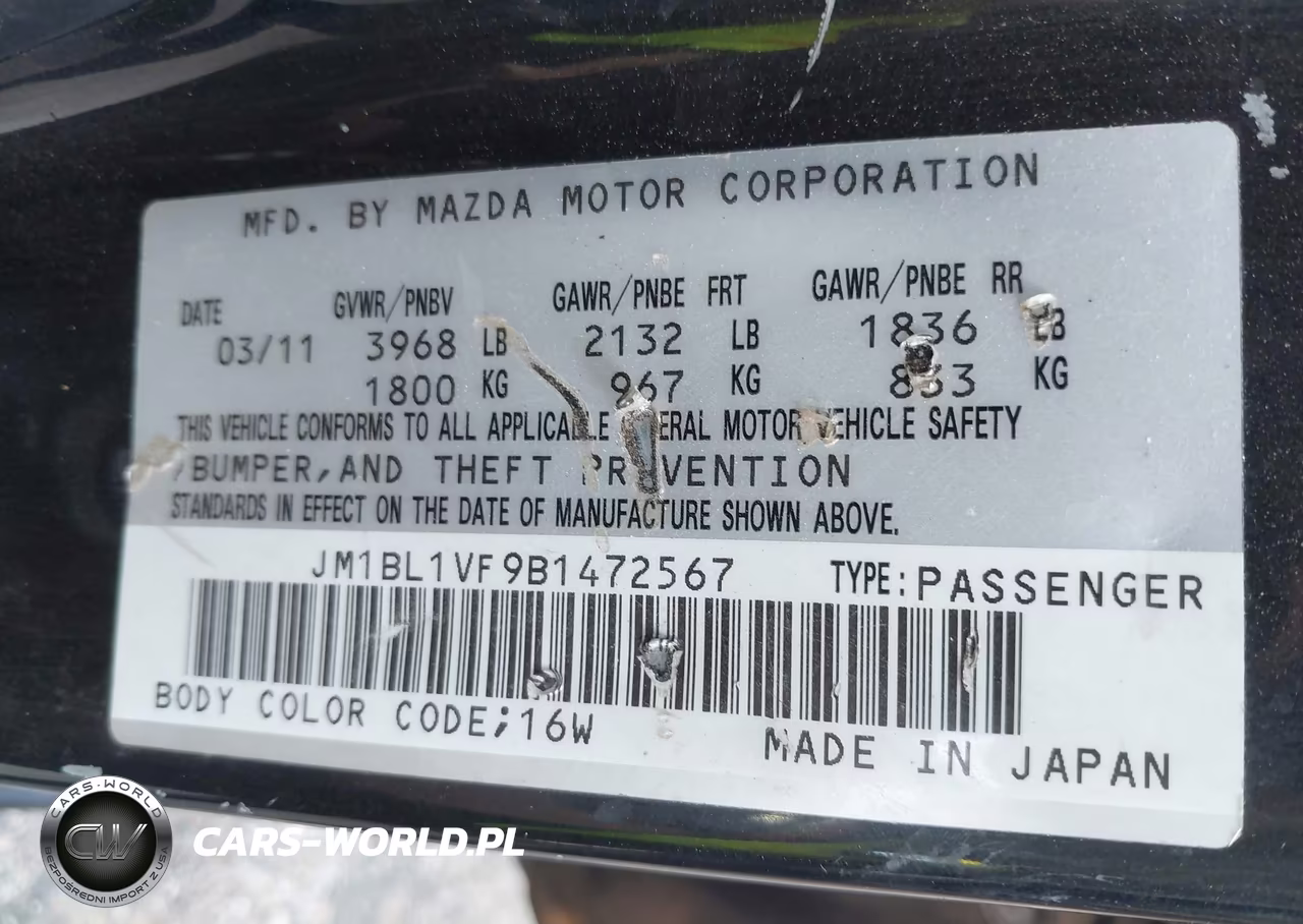 2011 Mazda Mazda3 I Touring VIN:JM1BL1VF9B1472567 - 9