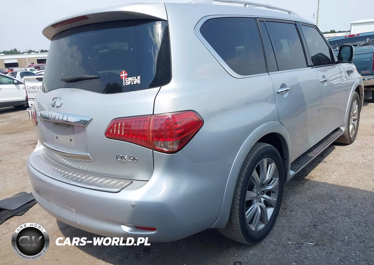 2012 Infiniti Qx56 VIN:JN8AZ2NF0C9519654 - 4
