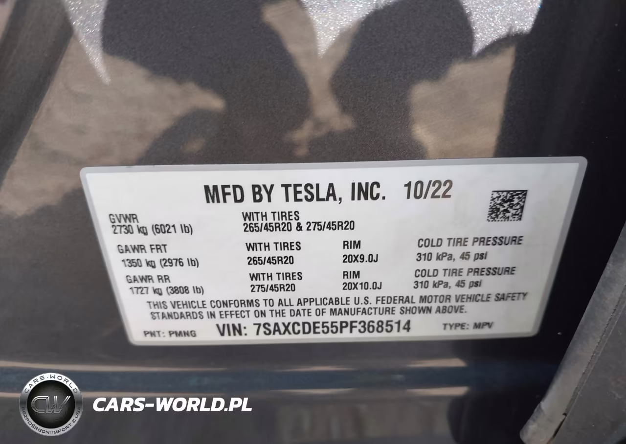 2023 Tesla Model X Dual Motor All-Wheel Drive-Standard Range VIN:7SAXCDE55PF368514 - 9