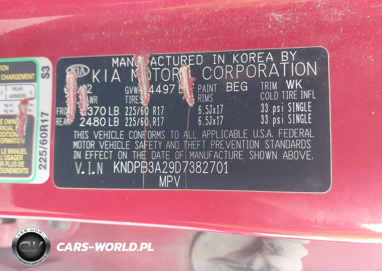2013 Kia Sportage Lx VIN:KNDPB3A29D7382701 - 9