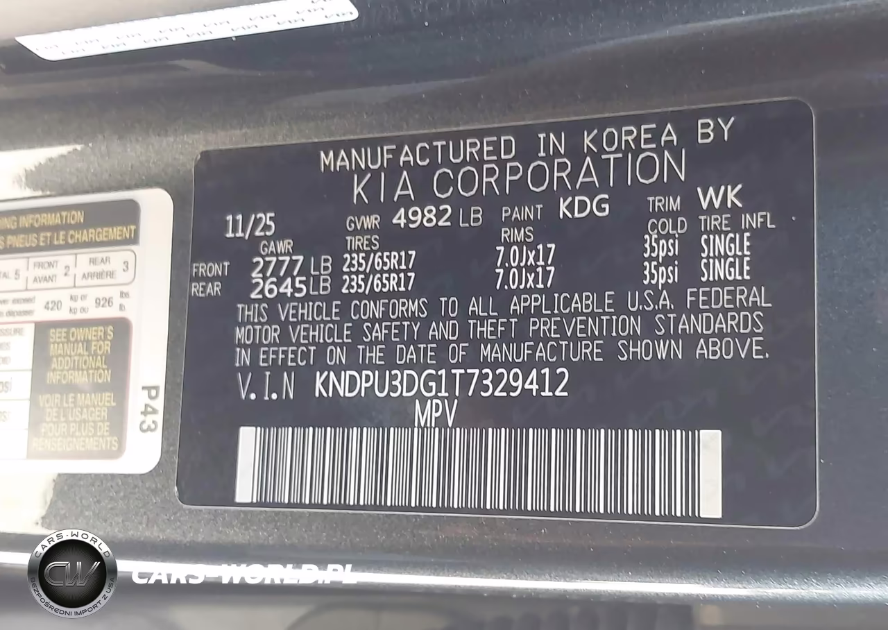 2026 Kia Sportage Hybrid Lx VIN:KNDPU3DG1T7329412 - 9