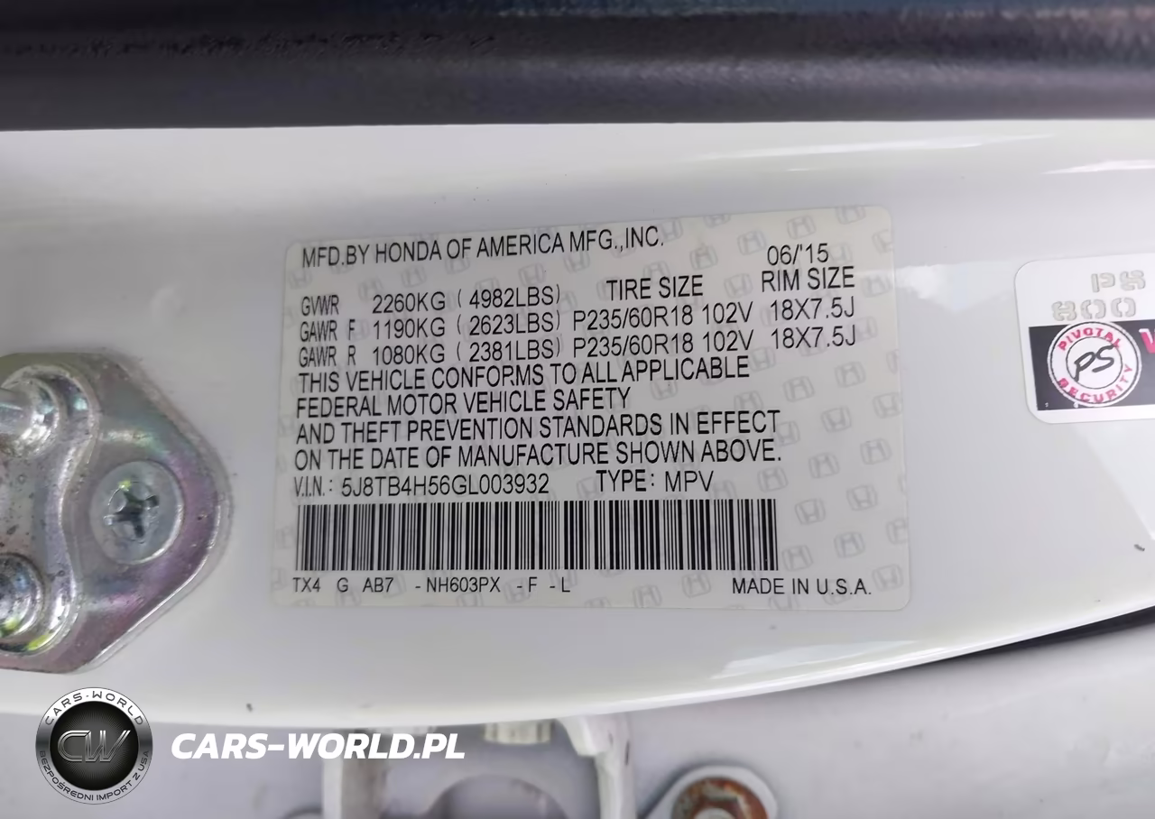2016 Acura Rdx Technology Acurawatch Plus Packages-Technology Package VIN:5J8TB4H56GL003932 - 9