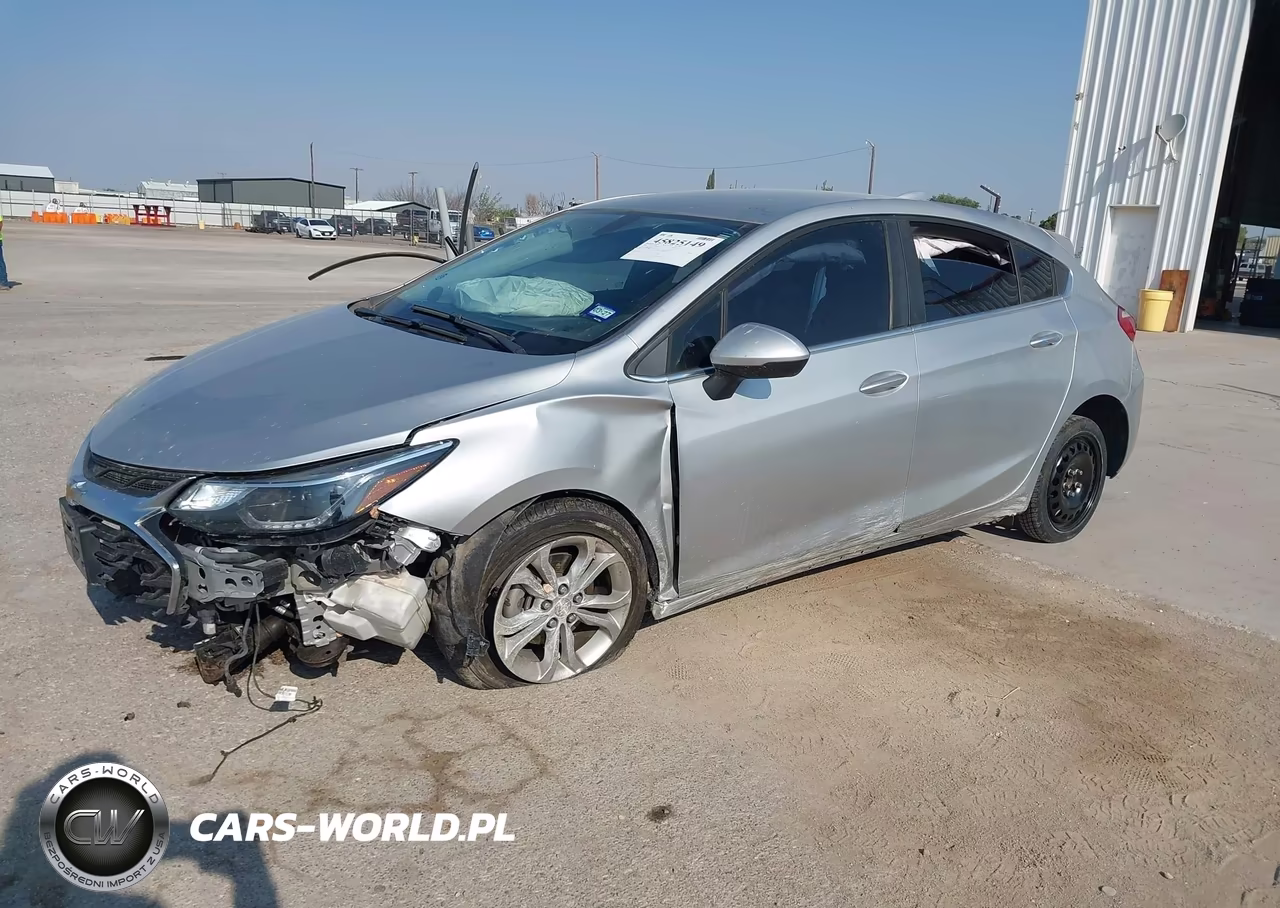 2019 Chevrolet Cruze Lt VIN:3G1BE6SM6KS560610 - 2