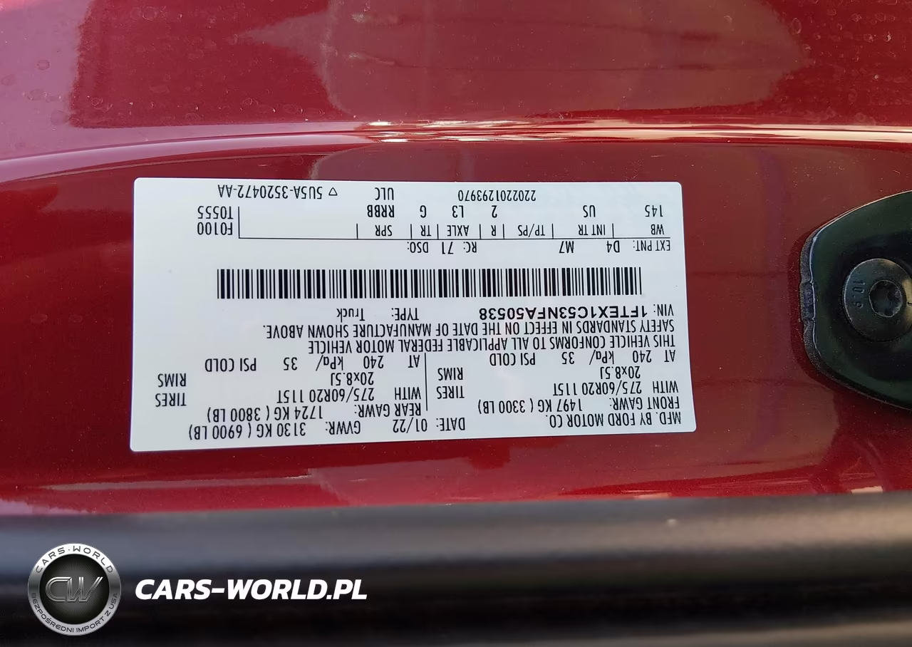 2022 Ford F-150 Xlt VIN:1FTEX1C53NFA50538 - 9
