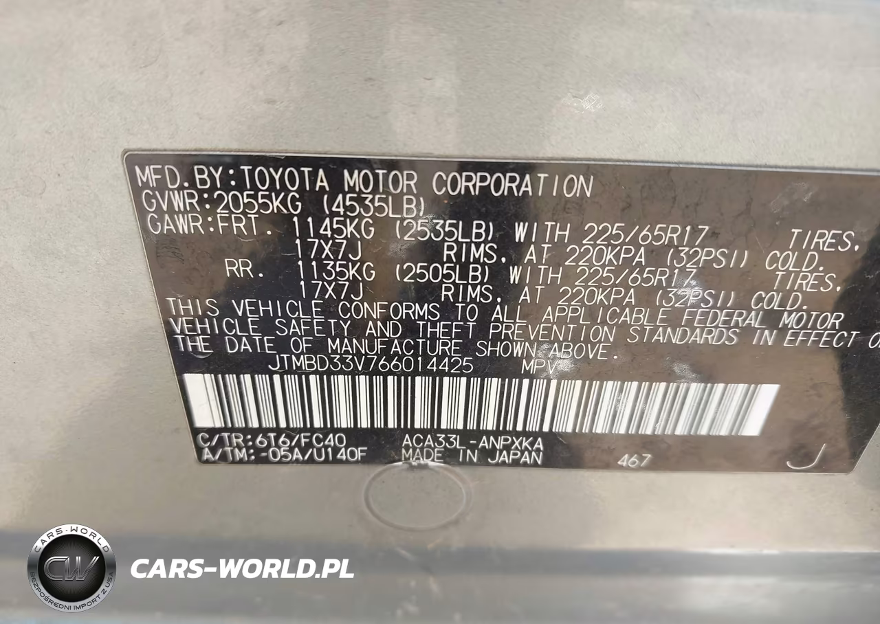 2006 Toyota Rav4 VIN:JTMBD33V766014425 - 9