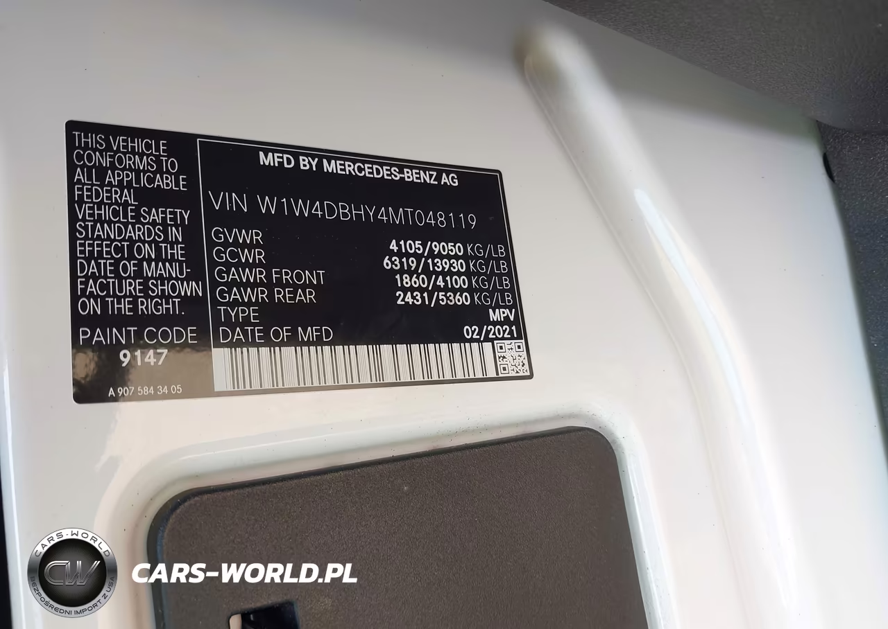 2021 Mercedes-Benz Sprinter 2500 Standard Roof I4 Diesel VIN:W1W4DBHY4MT048119 - 9