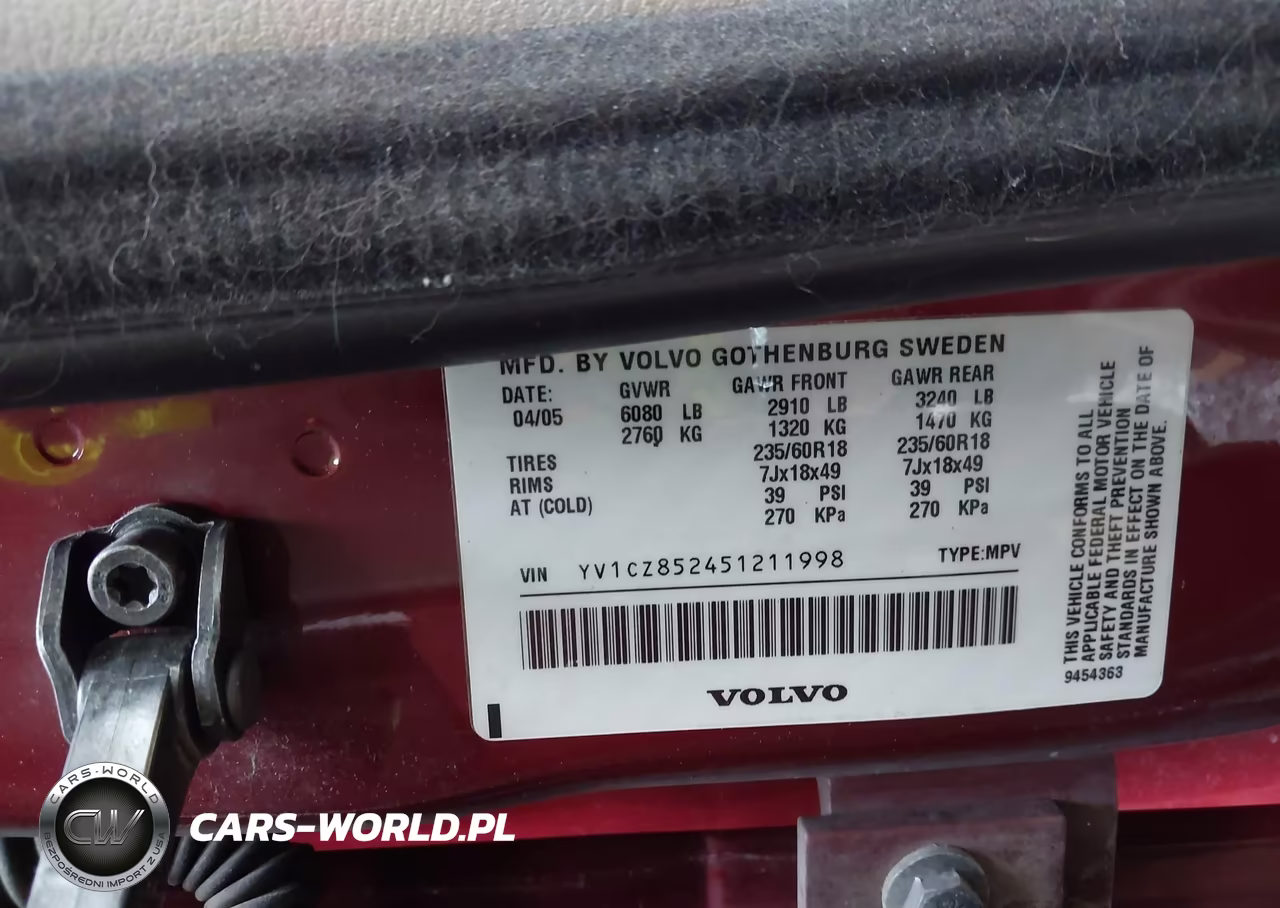 2005 Volvo Xc90 T6 VIN:YV1CZ852451211998 - 9