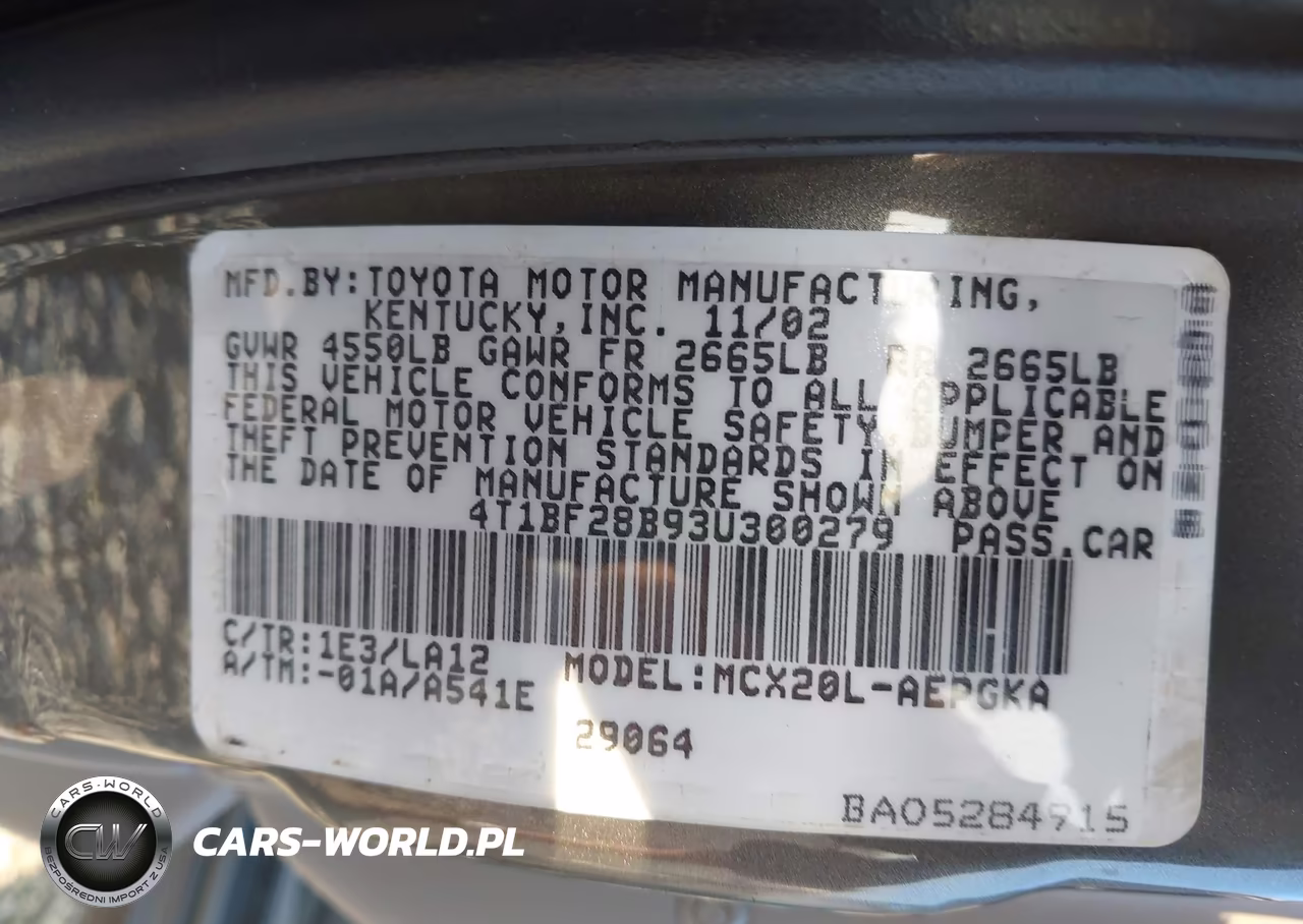 2003 Toyota Avalon Xls VIN:4T1BF28B93U300279 - 9