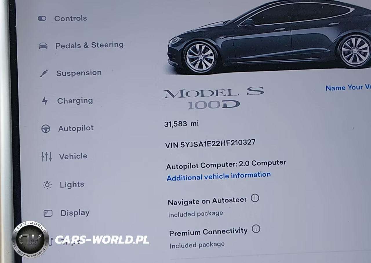 2017 Tesla Model S 100D-60D-75D-90D-P100D VIN:5YJSA1E22HF210327 - 15