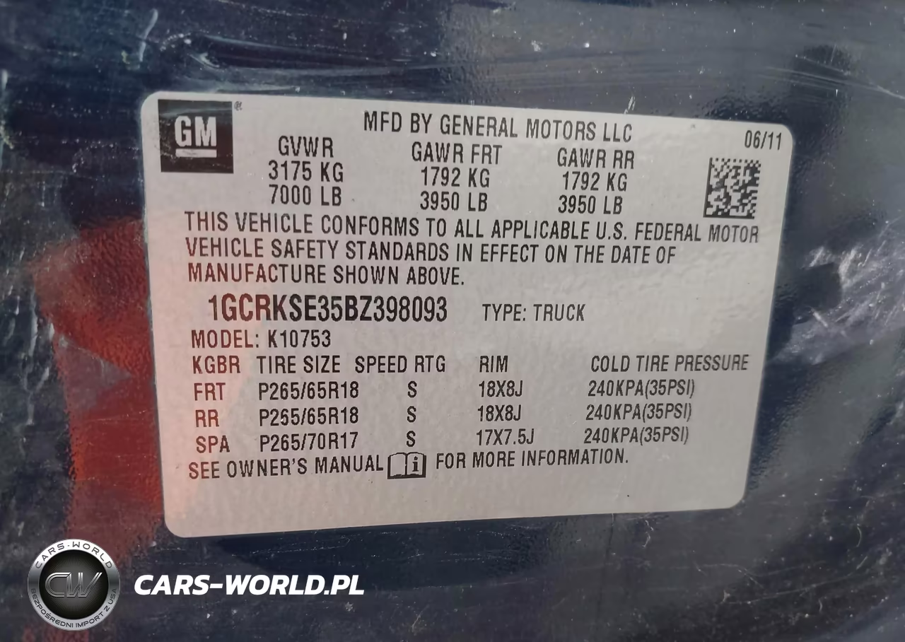 2011 Chevrolet Silverado 1500 Lt VIN:1GCRKSE35BZ398093 - 9
