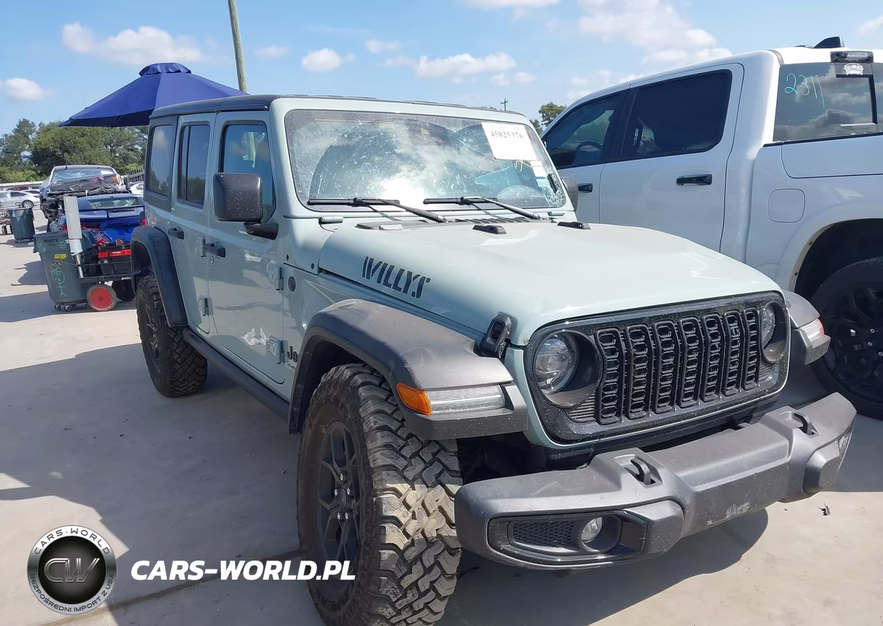 2024 Jeep Wrangler 4-Door Willys 4X4 VIN:1C4PJXDNXRW107528 - 1