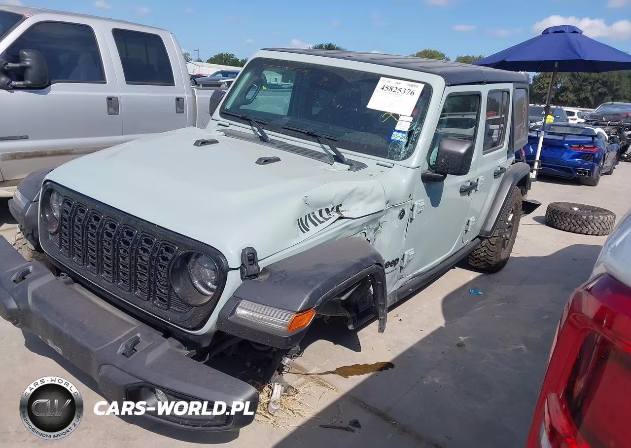 2024 Jeep Wrangler 4-Door Willys 4X4 VIN:1C4PJXDNXRW107528 - 2