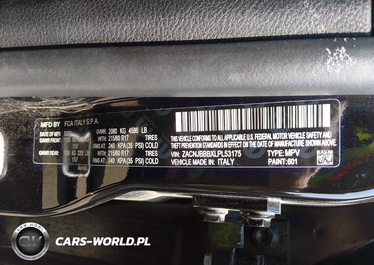 2020 Jeep Renegade Latitude 4X4 VIN:ZACNJBBBXLPL53175 - 9