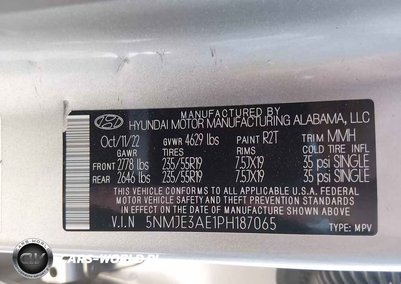 2023 Hyundai Tucson Limited VIN:5NMJE3AE1PH187065 - 9